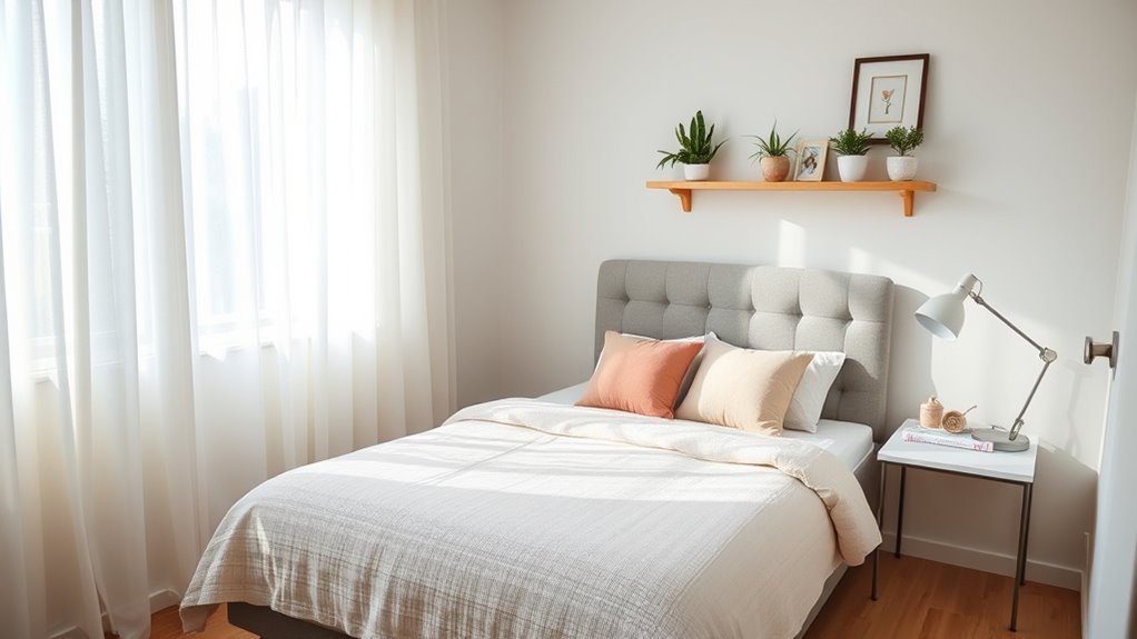 maximize small bedroom space