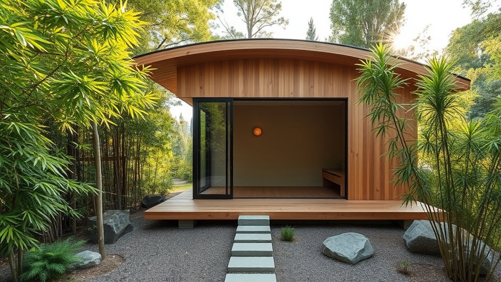 minimalist zen tiny home