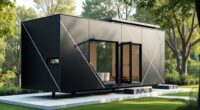 modern geometric tiny houses