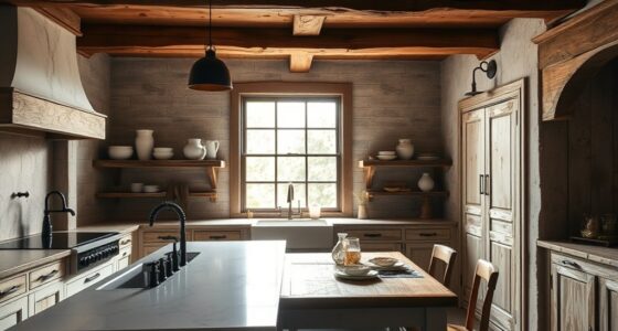 modern rustic kitchen design