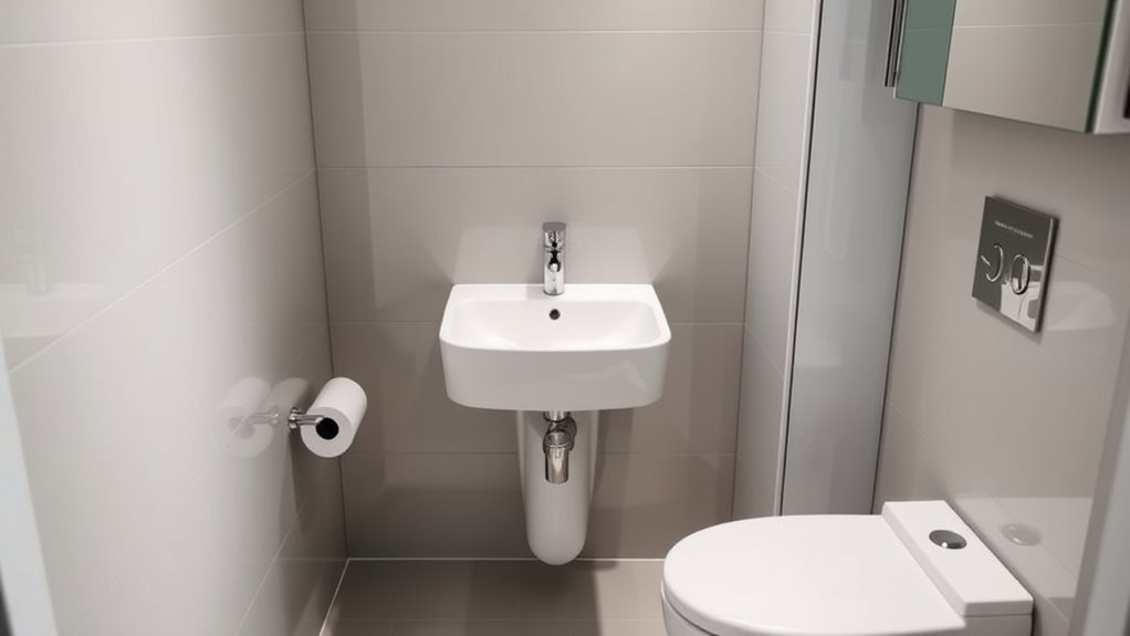 modern space saving bathroom fixtures