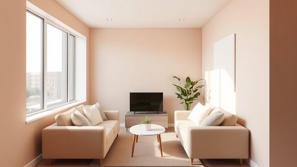 monochrome minimalist interior design