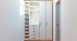 narrow home vertical storage