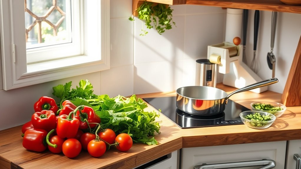 optimize small kitchen space