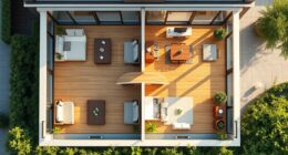 optimized layout for two