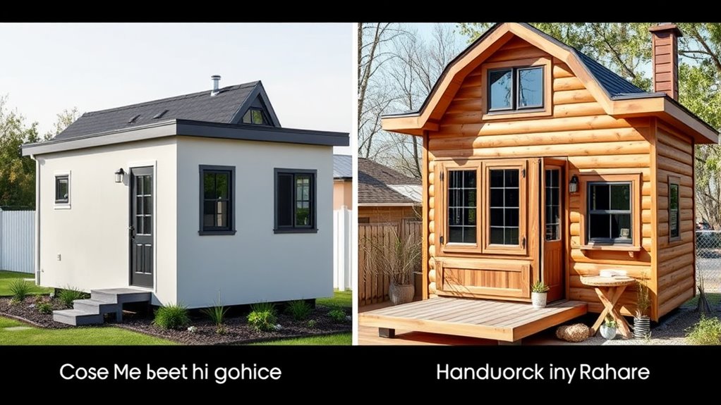 prefab vs custom tiny houses