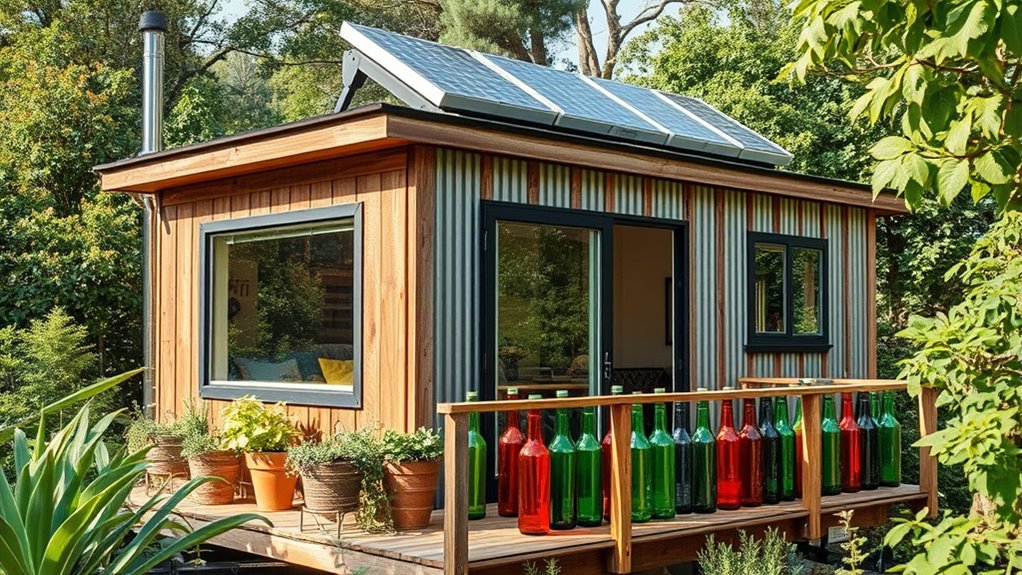 recycled materials tiny homes