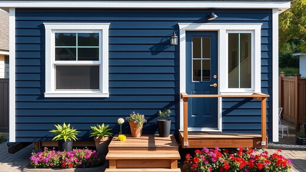 revamp tiny home exterior