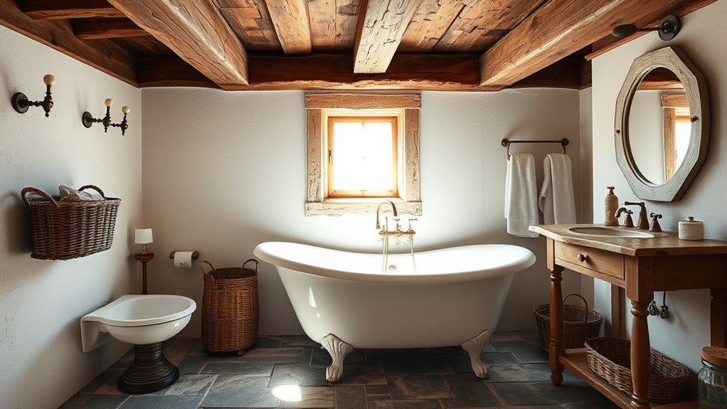 rustic bathroom style ideas