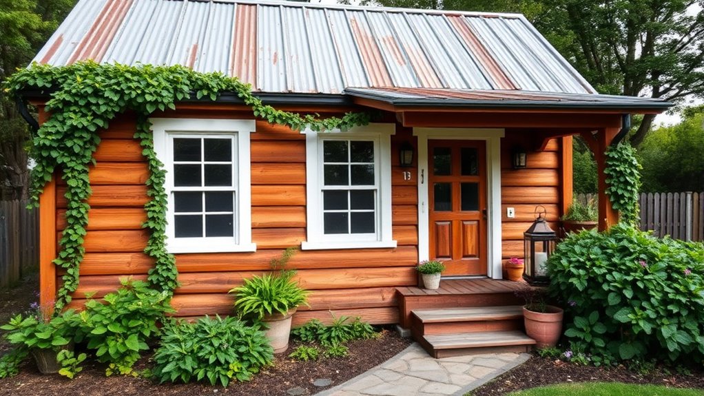 rustic small home exteriors