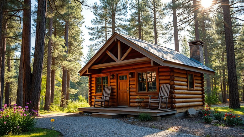 rustic sustainable tiny retreat