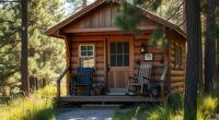 rustic tiny cabin design