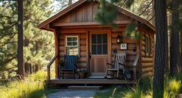 rustic tiny cabin design