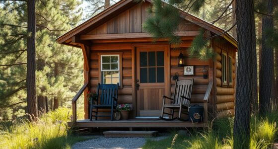 rustic tiny cabin design