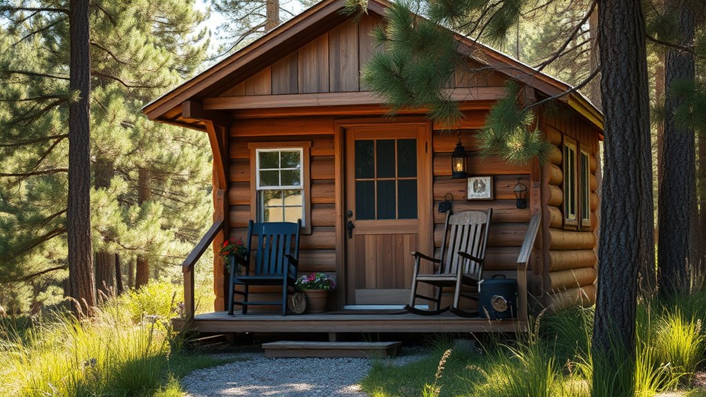 rustic tiny cabin design