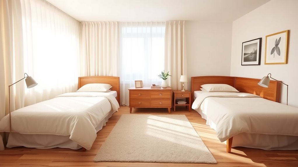 shared bedroom space planning