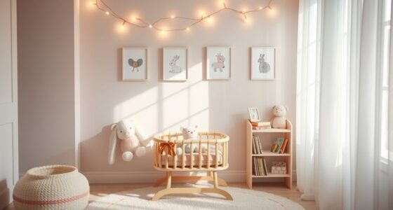 simple charming nursery decor