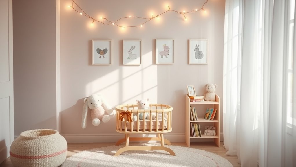 simple charming nursery decor