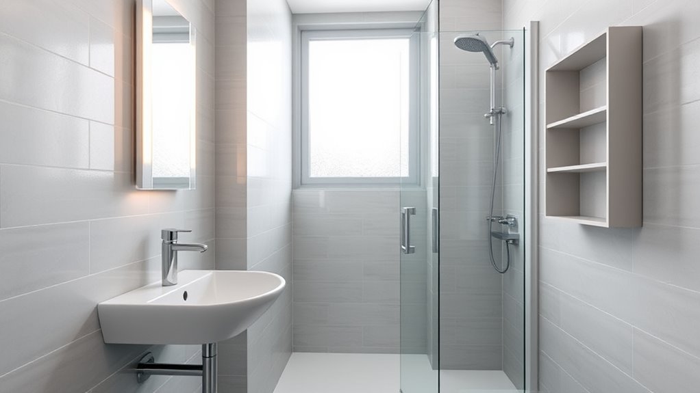 small bathroom design tips