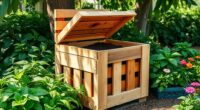 small garden compost bin
