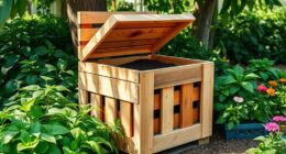 small garden compost bin