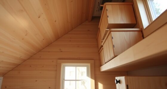 small house loft storage