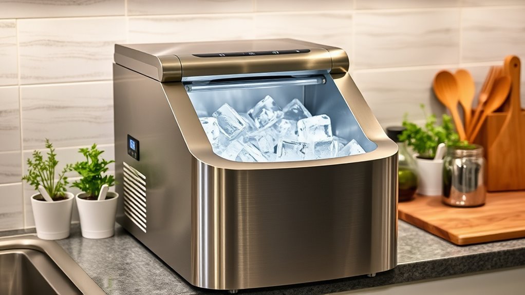 small kitchen ice makers