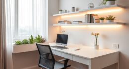 small space focused ambiance