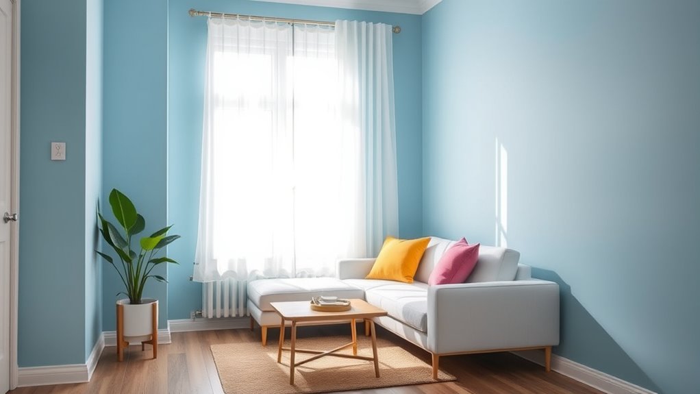 small space interior painting