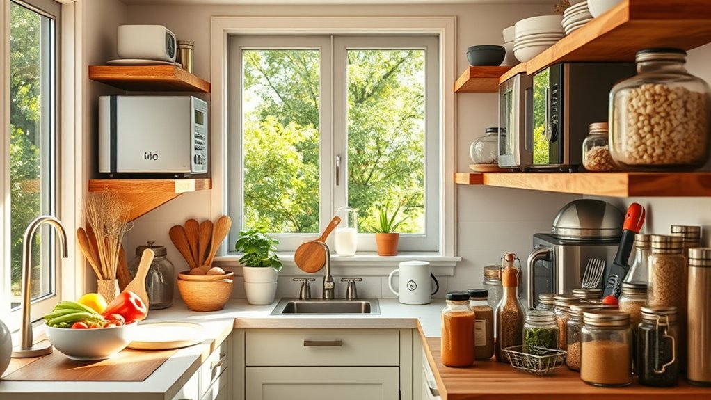 smart space saving healthy eating