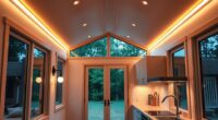 smart tiny house lighting