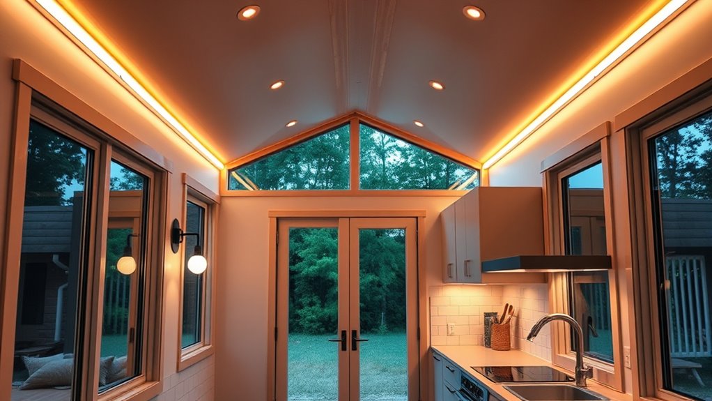 smart tiny house lighting