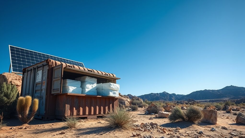 solar powered ice storage solutions