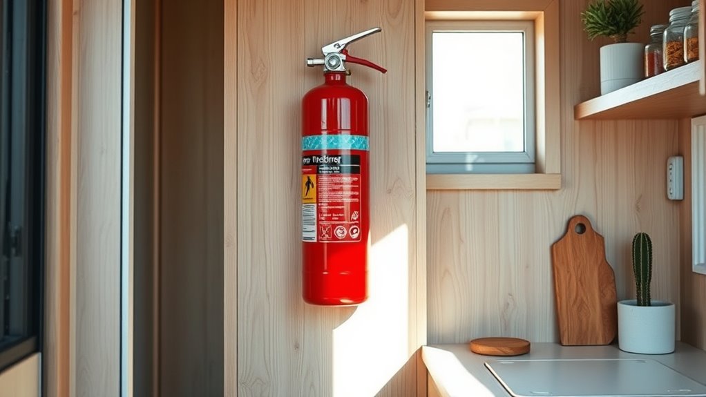 strategic tiny home fire extinguishers