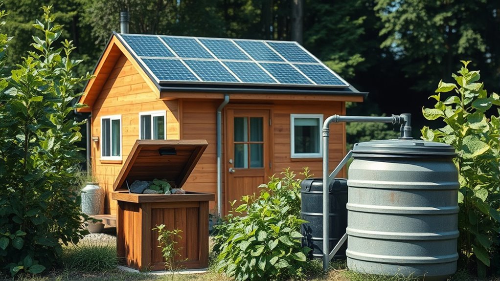 sustainable tiny house waste management