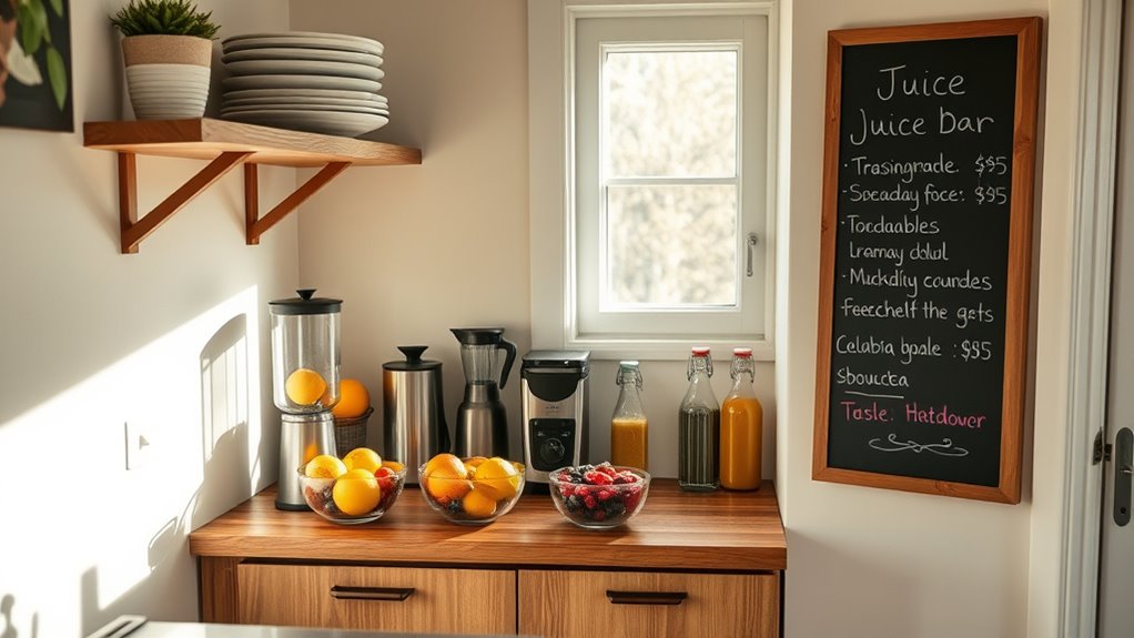 tiny home juice bar
