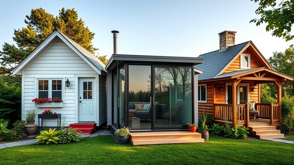 tiny home style comparison