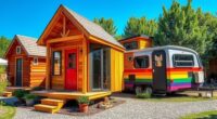 variety of small homes