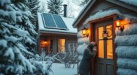 winter tiny home efficiency