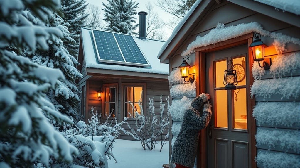 winter tiny home efficiency