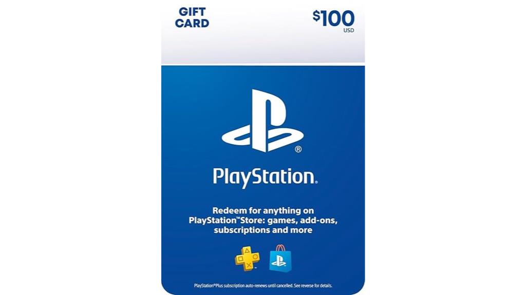 100 playstation gift card