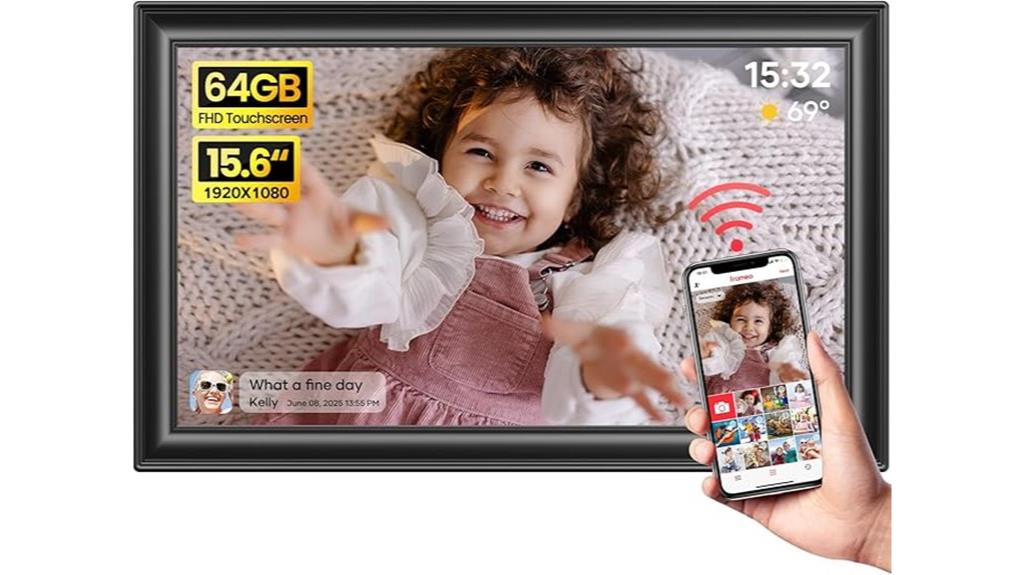 15 6 inch wifi touchscreen display