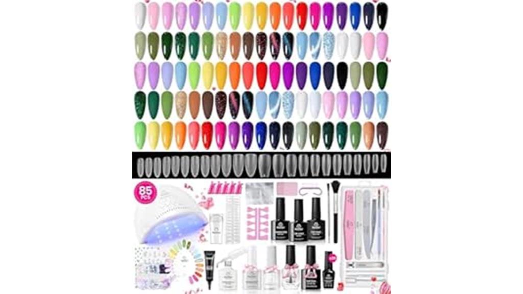 85 piece gel nail kit