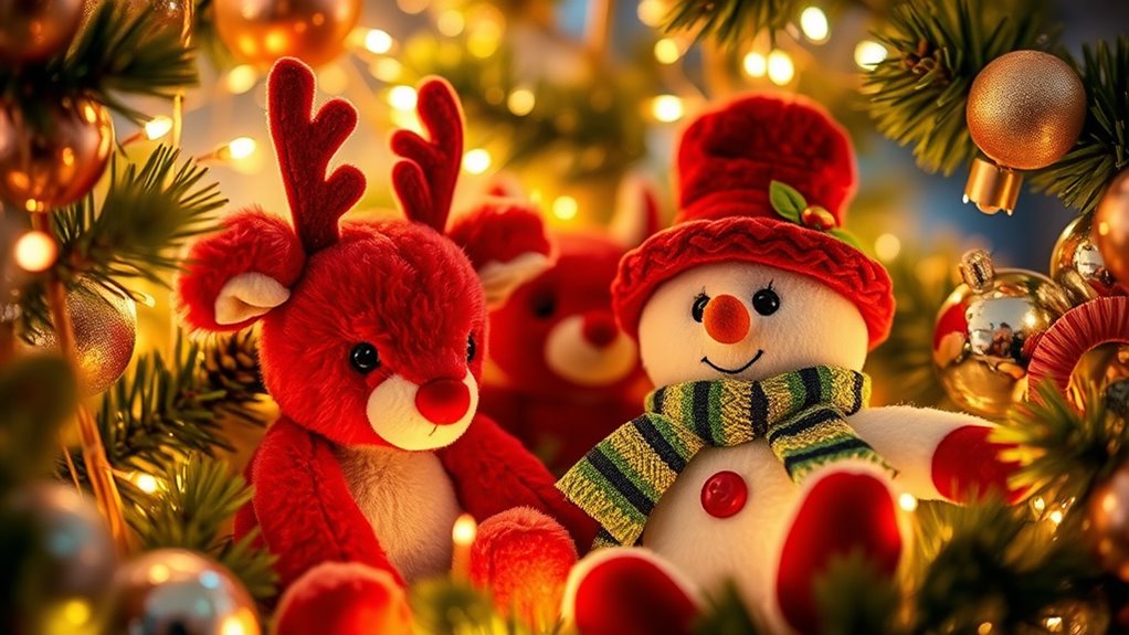 choosing festive cozy toys