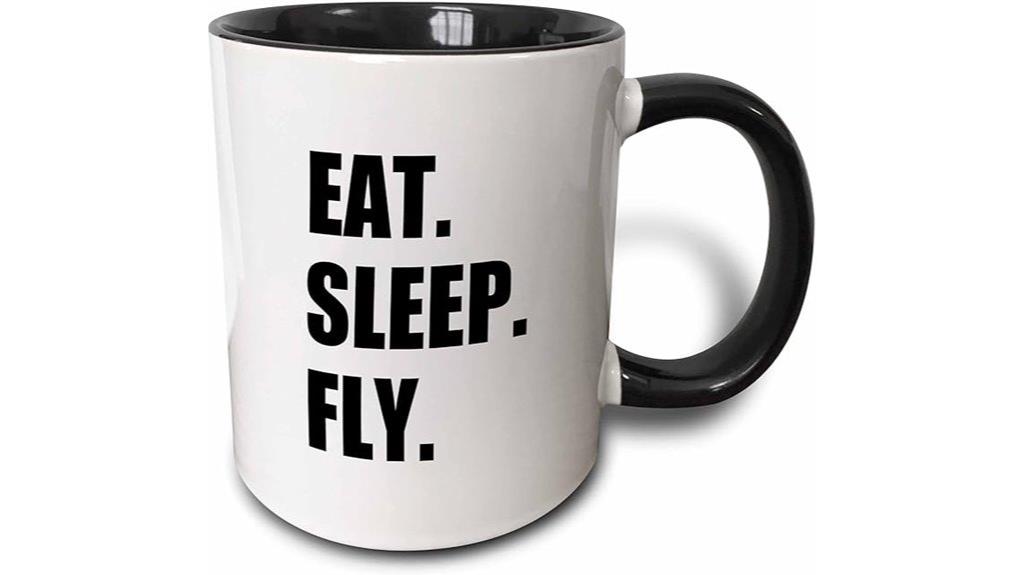fly eat sleep mug