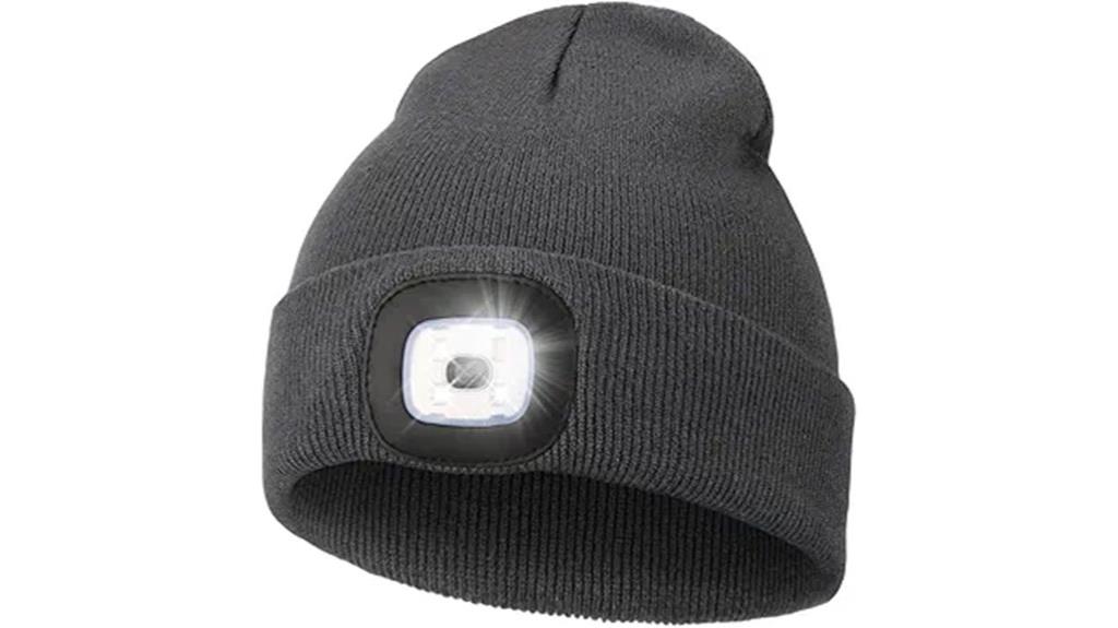 rechargeable led beanie