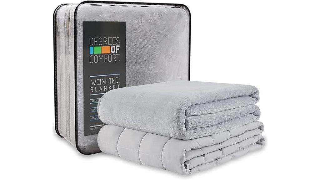 washable weighted blanket cover