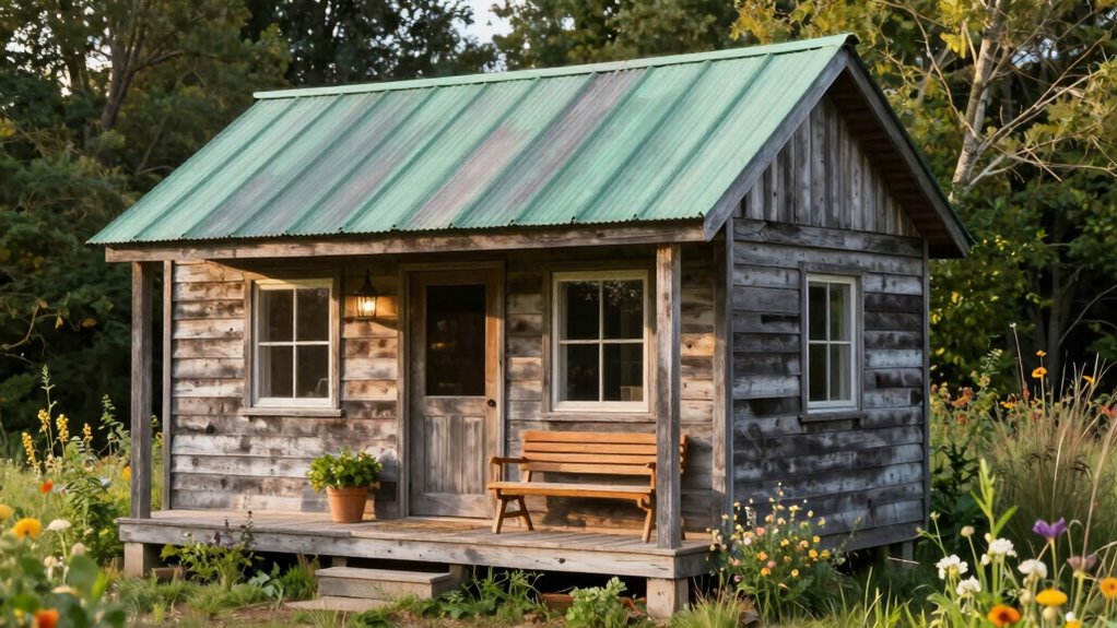 charming aged rustic exteriors