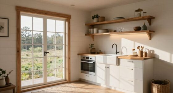 clutter free modern farmhouse