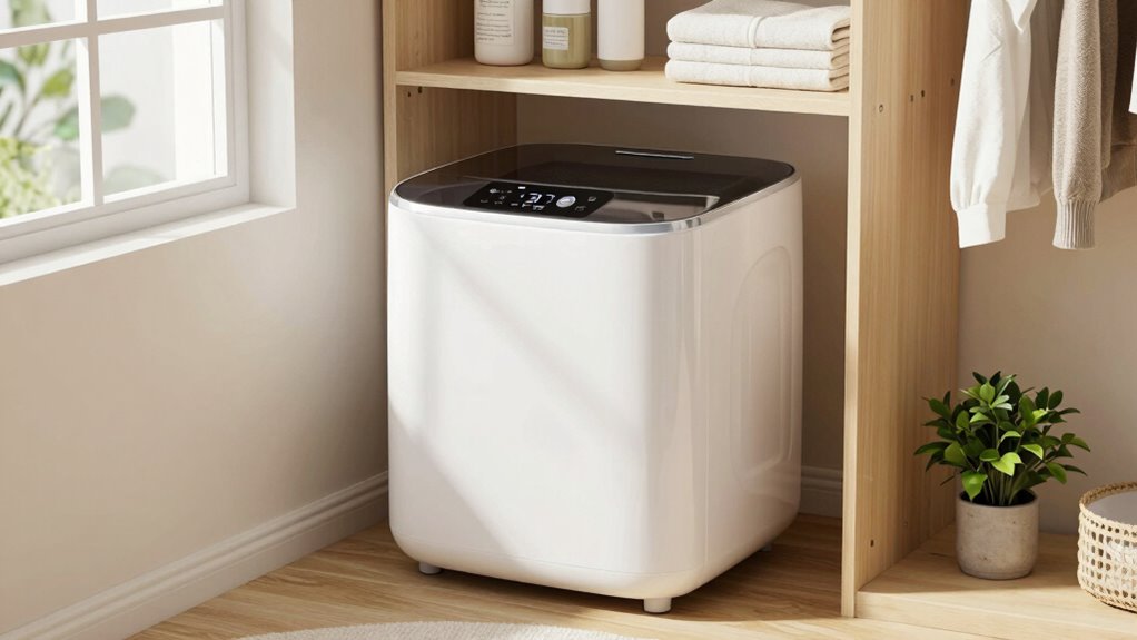 compact quiet eco friendly laundry